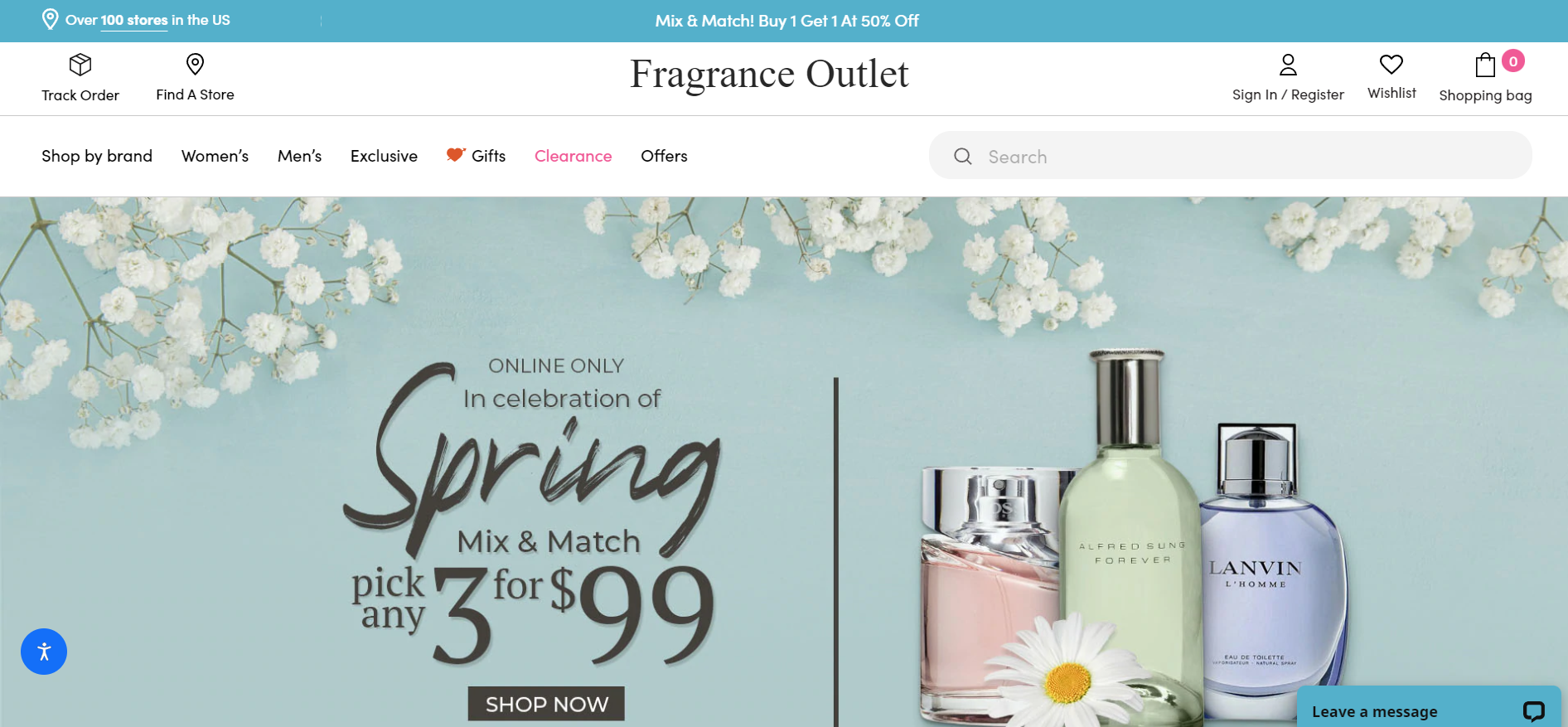 Fragrance Outlet Application